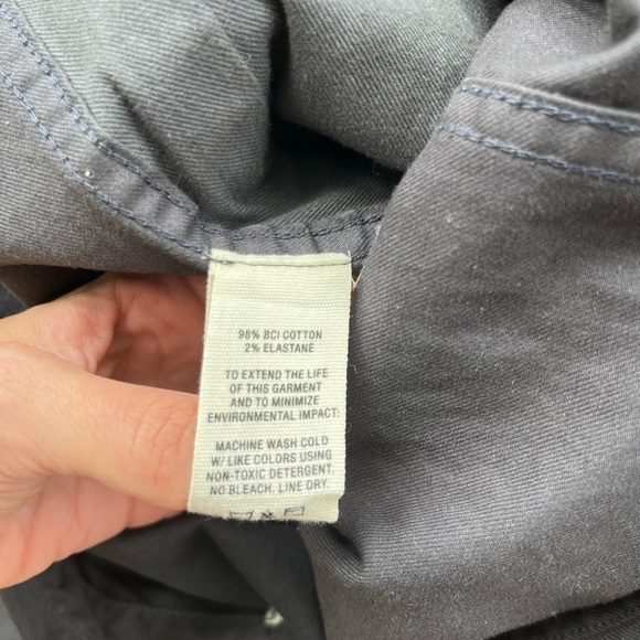 98% cotton Alex Mill jumpsuit, dark grey - Picture 4 of 11